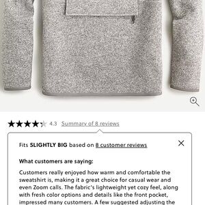 J. Crew Polartec® sherpa fleece pocket pullover
